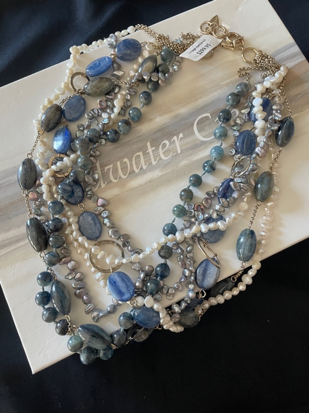 Coldwater Creek “Vintage Sparkle Bib” necklace NWT
